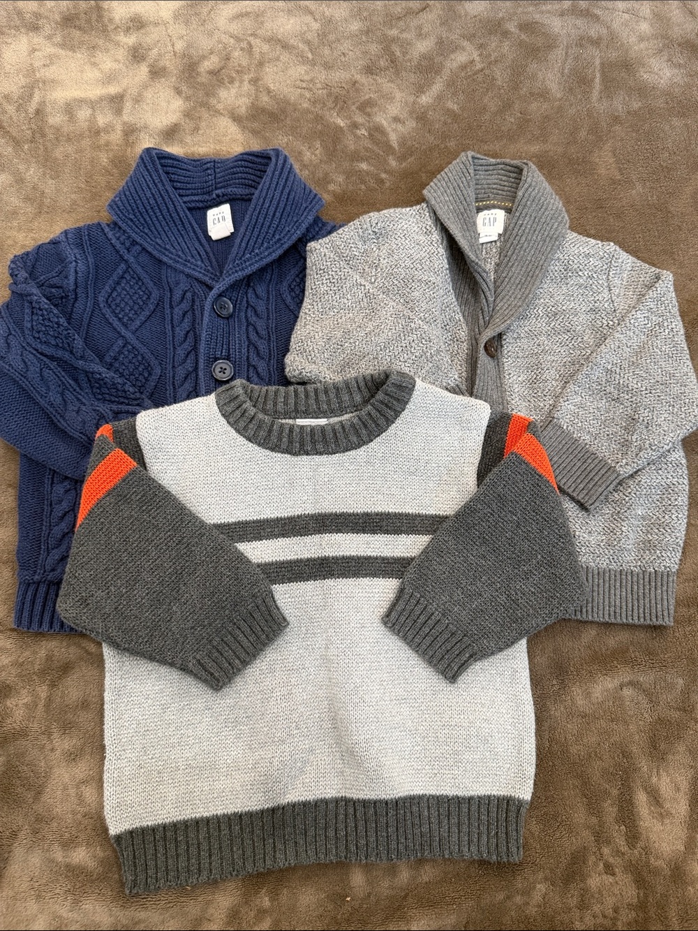 TRIO OF GAP Boys SWEATER AND CARDIGANS